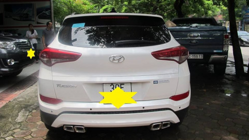 Hyundai Tucson  2.0AT  2017 - Salon bán Hyundai Tucson 2.0AT 2017, màu trắng