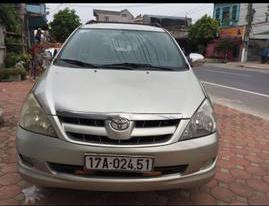 Toyota Innova   2007 - Bán xe Toyota Innova đời 2007, màu bạc, giá 235tr