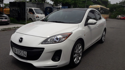 Mazda 3  1.6 AT  2013 - Bán Mazda 3 1.6 AT sản xuất năm 2013, màu trắng