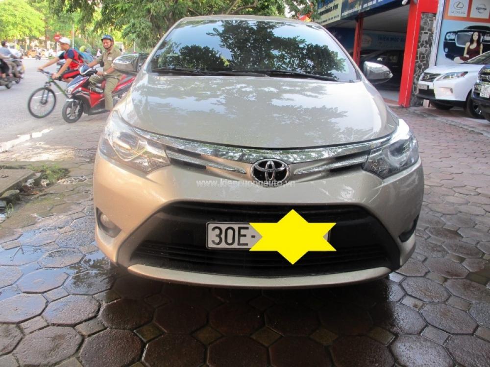 Toyota Vios 2017 - Cần bán Toyota Vios sản xuất 2017, màu ghi vàng