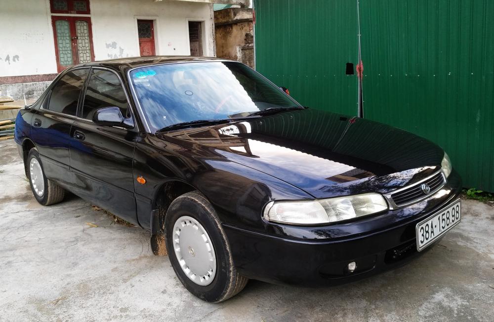 Mazda 626 1996 - Bán xe Mazda 626 đời 1996, màu đen, nhập khẩu, giá tốt 150 triệu