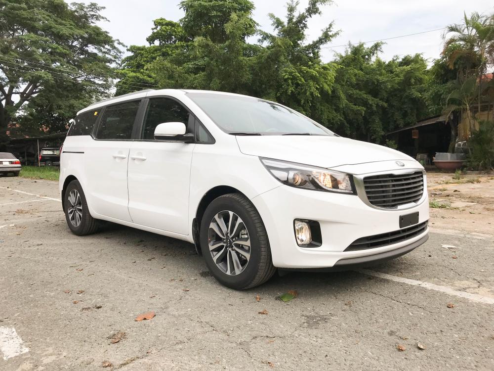 Kia Sedona DAT 2018 - Bán ô tô Kia Sedona DAT đời 2018 màu trắng