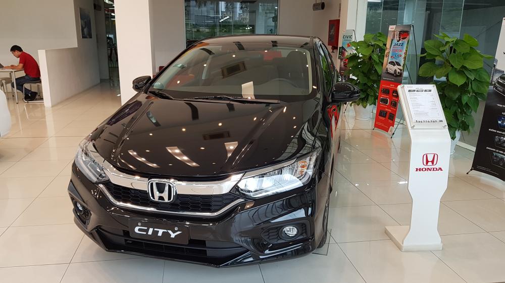 Honda City 2018 - Bán Honda City đời 2018, màu đen, 599 triệu
