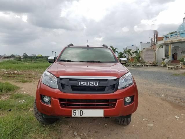 Isuzu Dmax LS 4x4 MT, 2.5L  2017 - Bán Isuzu Dmax LS 4x4 MT, 2.5L đời 2017, màu đỏ như mới, giá 592tr