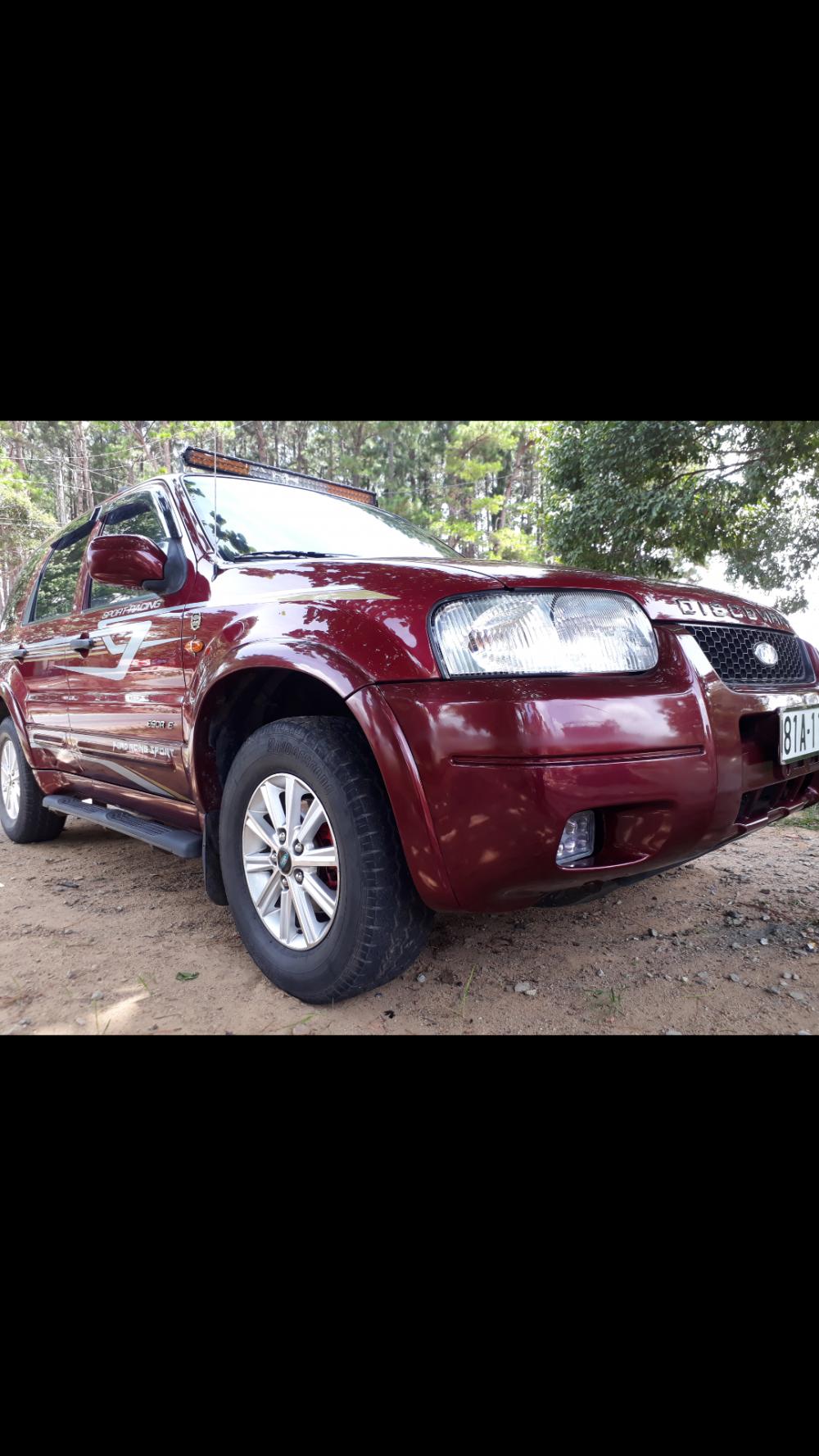 Ford Escape 2.0 2003 - Bán xe Ford Escape 2.0 đời 2003, màu đỏ mới 95%, giá 230tr