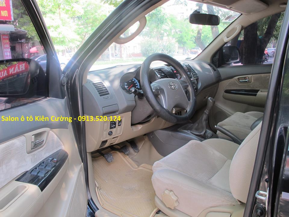 Toyota Fortuner 2.5G 2013 - Bán xe Toyota Fortuner 2.5G năm 2013, màu đen