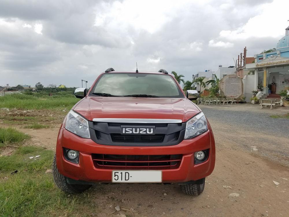 Isuzu Dmax LS 4x4 MT  2017 - Bán Isuzu Dmax LS 4x4 MT đời 2018, màu đỏ như mới, giá cạnh tranh