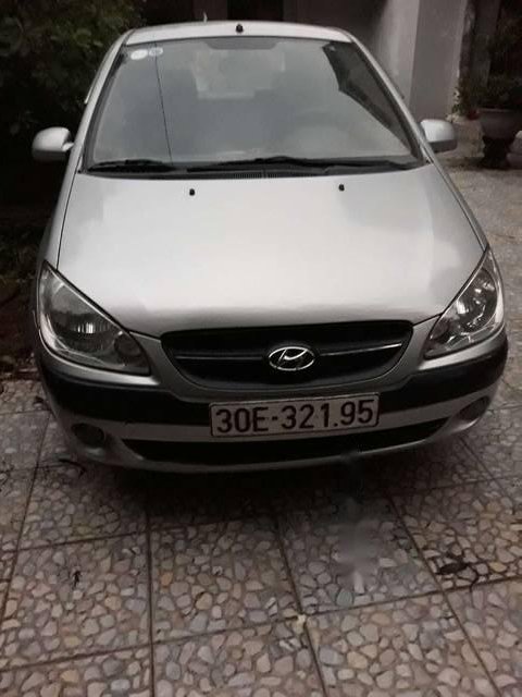 Hyundai Getz   2009 - Bán ô tô Hyundai Getz năm sản xuất 2009, màu bạc