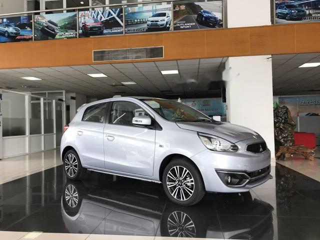 Mitsubishi Mirage   CVT  2018 - Bán xe Mitsubishi Mirage CVT sản xuất năm 2018, màu bạc