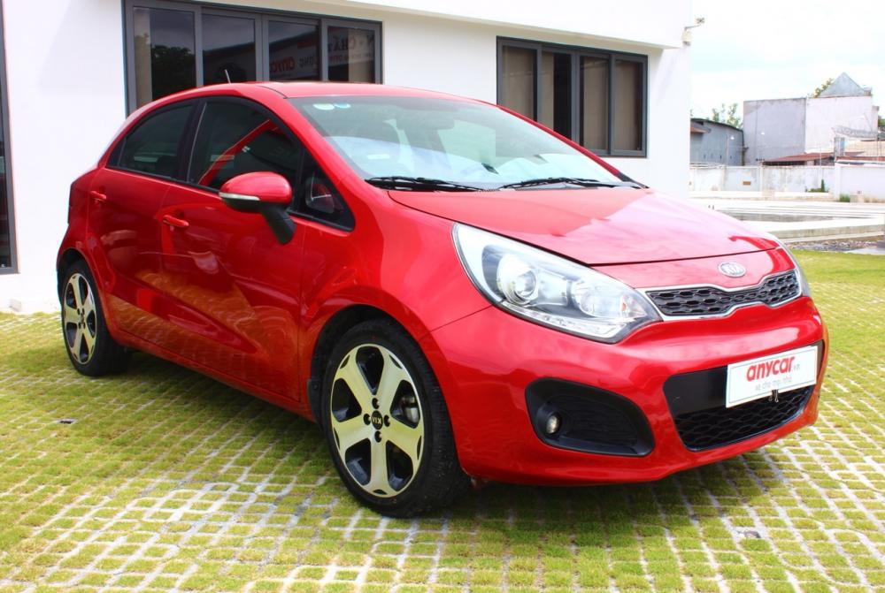 Kia Rio   1.4AT 2012 - Bán ô tô Kia Rio Hatchback 1.4AT đời 2012, màu đỏ, xe nhập