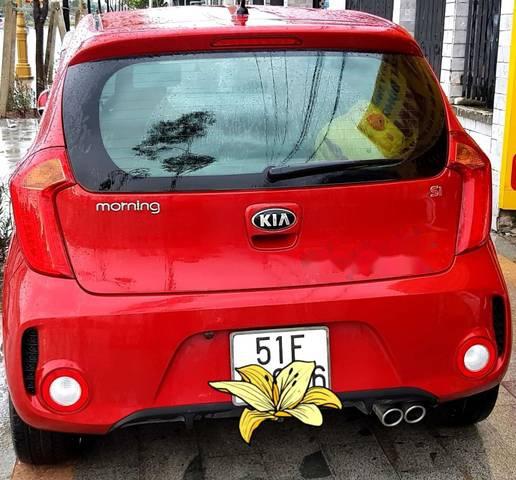 Kia Morning Si 1.25AT 2017 - Bán ô tô Kia Morning Si 1.25AT đời 2017, màu đỏ chính chủ, giá 365tr