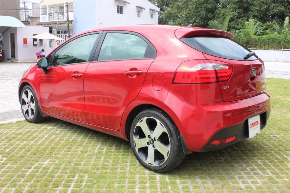 Kia Rio   1.4AT 2012 - Bán ô tô Kia Rio Hatchback 1.4AT đời 2012, màu đỏ, xe nhập