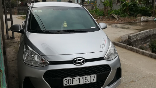 Hyundai Grand i10   1.2 MT  2017 - Bán Hyundai Grand i10 1.2 MT 2017, màu bạc 