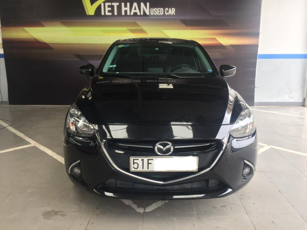 Mazda 2 1.5AT   2016 - Bán Mazda 2 2016, màu đen, biển TP, giá TL, hỗ trợ trả góp