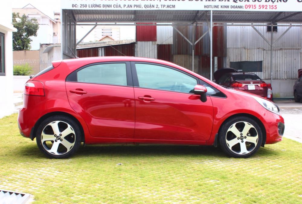 Kia Rio   1.4AT 2012 - Bán ô tô Kia Rio Hatchback 1.4AT đời 2012, màu đỏ, xe nhập