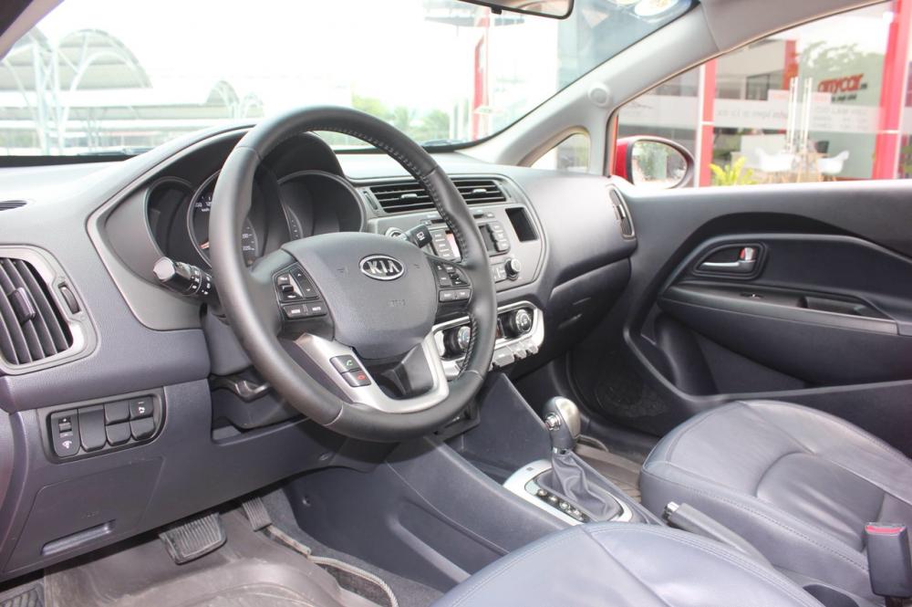 Kia Rio   1.4AT 2012 - Bán ô tô Kia Rio Hatchback 1.4AT đời 2012, màu đỏ, xe nhập