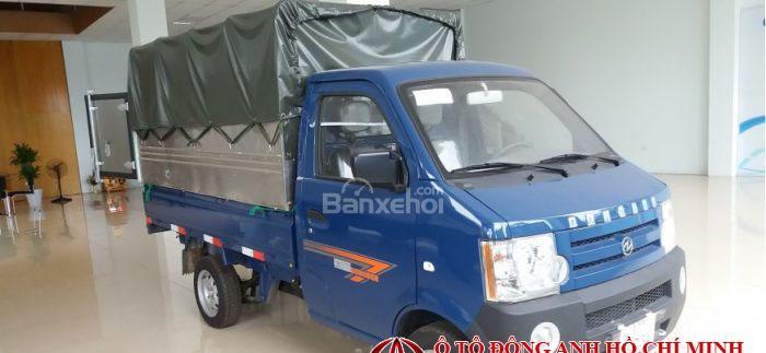 Xe tải 500kg - dưới 1 tấn   2018 - Bán xe tải Dongben 810 kg năm sản xuất 2018, màu xanh lam, giá chỉ 152 triệu