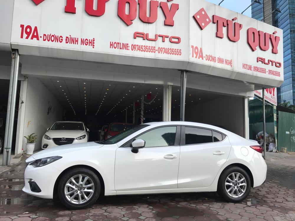 Mazda 3   1.5AT 2016 - Bán xe Mazda 3 1.5 AT 2016, màu trắng