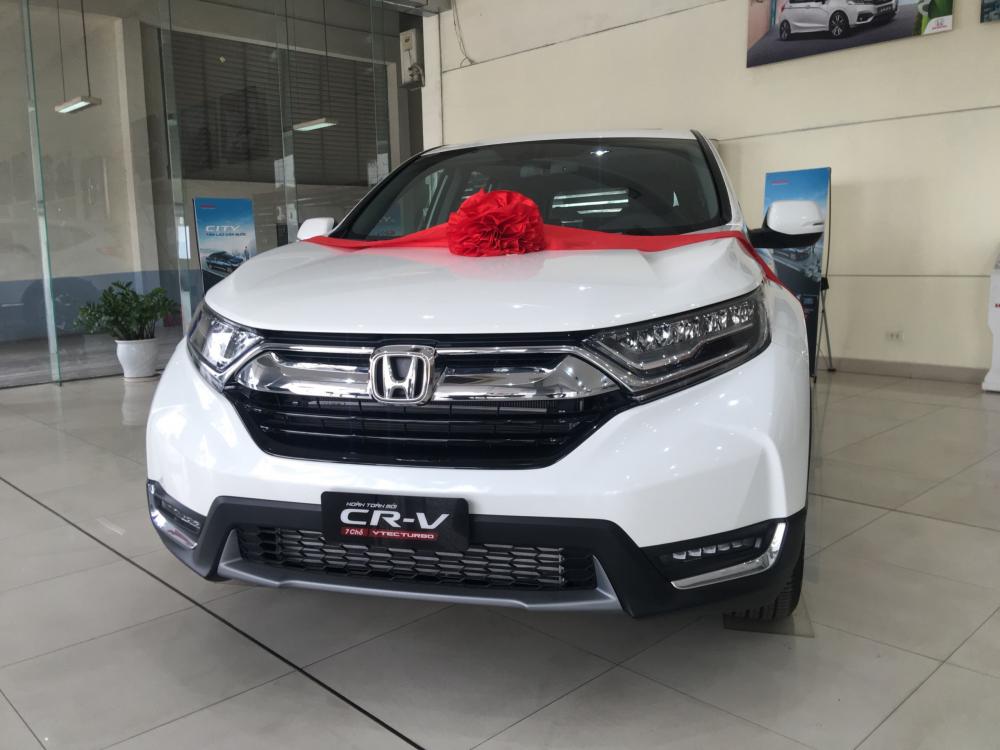 Honda CR V 1.5L Top 2018 - Bán Honda CRV 2018 1.5L màu trắng, nhập khẩu Thái Lan, giao ngay, giá tốt nhất Hà Nội, liên hệ: 0948394416