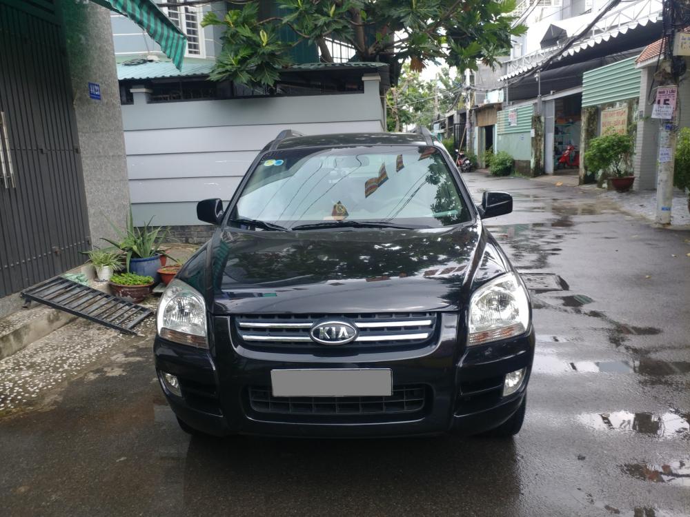 Kia Sportage MT 2008 - Mình cần bán Kia Sportage màu đen MT 2008, hai cầu máy dầu, xe rất đẹp