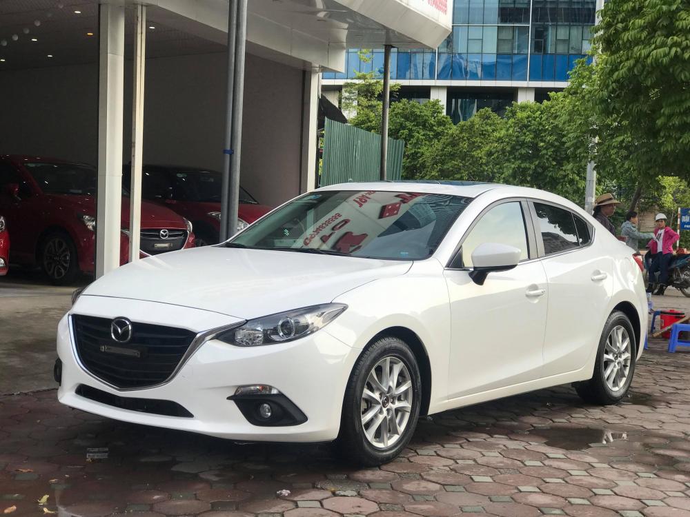 Mazda 3   1.5AT 2016 - Bán xe Mazda 3 1.5 AT 2016, màu trắng