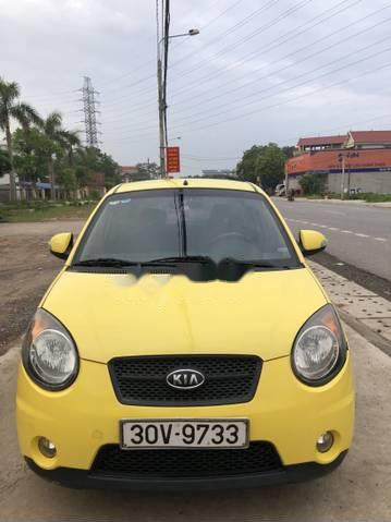 Kia Morning  SLX 2009 - Cần bán Kia Morning SLX đời 2009, màu vàng, nhập khẩu, giá tốt