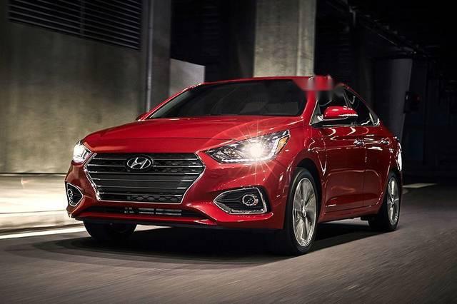 Hyundai Accent 2018 - Cần bán Hyundai Accent đời 2018, màu đỏ, 555 triệu