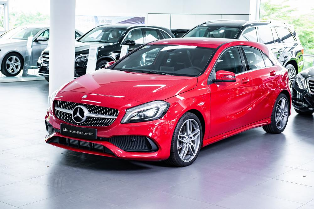 Mercedes-Benz A class A250 AMG 2018 - Bán Mercedes A250 AMG 2018, màu đỏ, nhập khẩu chính hãng