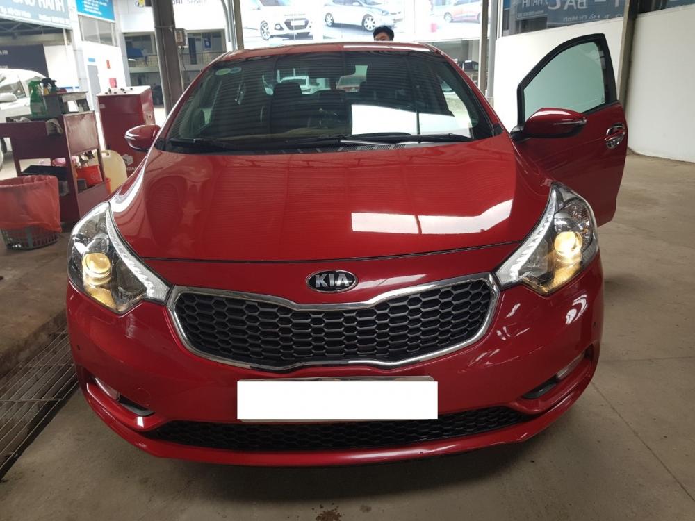 Kia K3 2.0AT 2013 - Bán xe Kia K3 2.0 AT, đời 2013, màu đỏ, bản full, xe đi kỹ còn rất đẹp, có hỗ trợ trả góp