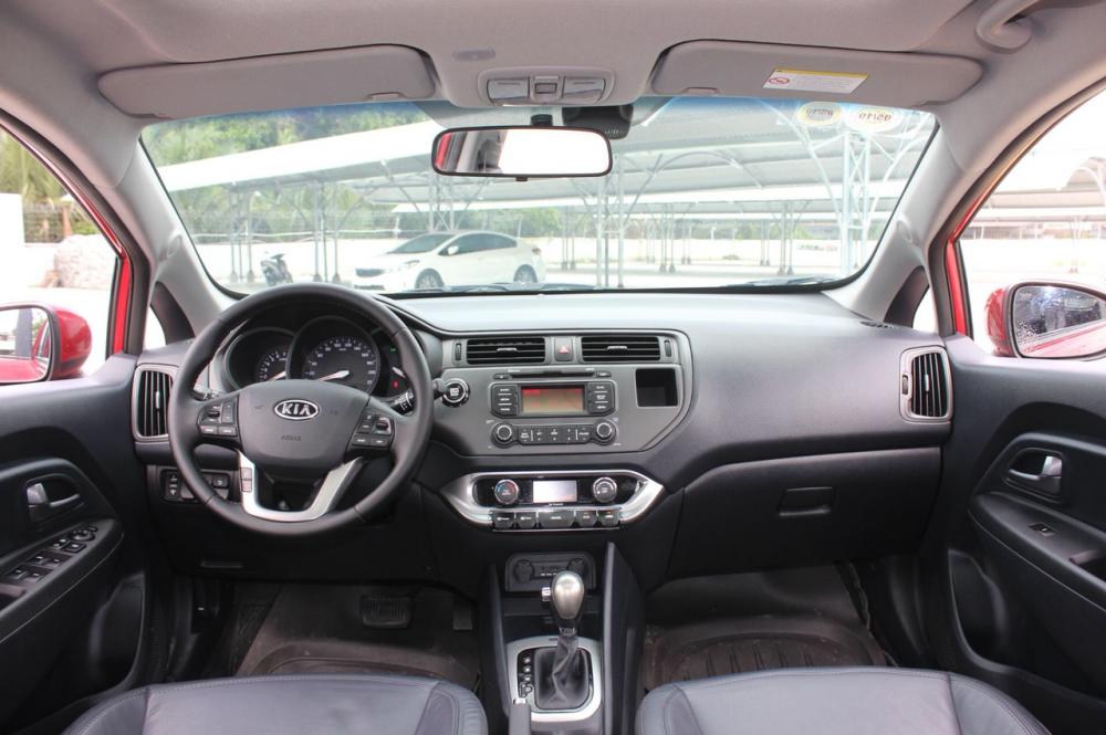 Kia Rio   1.4AT 2012 - Bán ô tô Kia Rio Hatchback 1.4AT đời 2012, màu đỏ, xe nhập