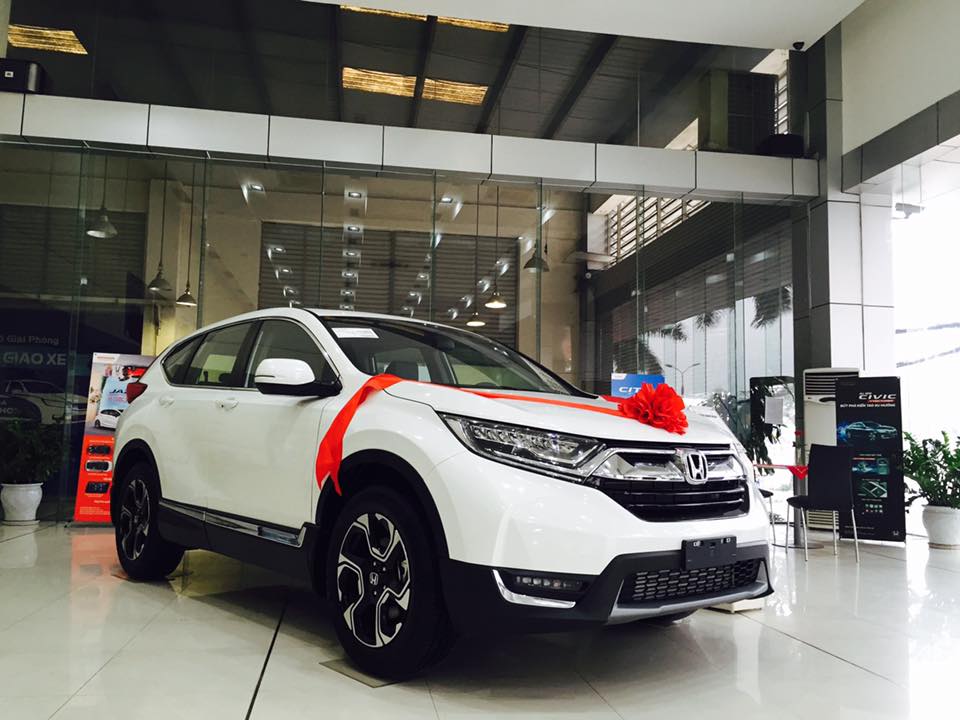 Honda CR V 1.5L Top 2018 - Bán Honda CRV 2018 1.5L màu trắng, nhập khẩu Thái Lan, giao ngay, giá tốt nhất Hà Nội, liên hệ: 0948394416