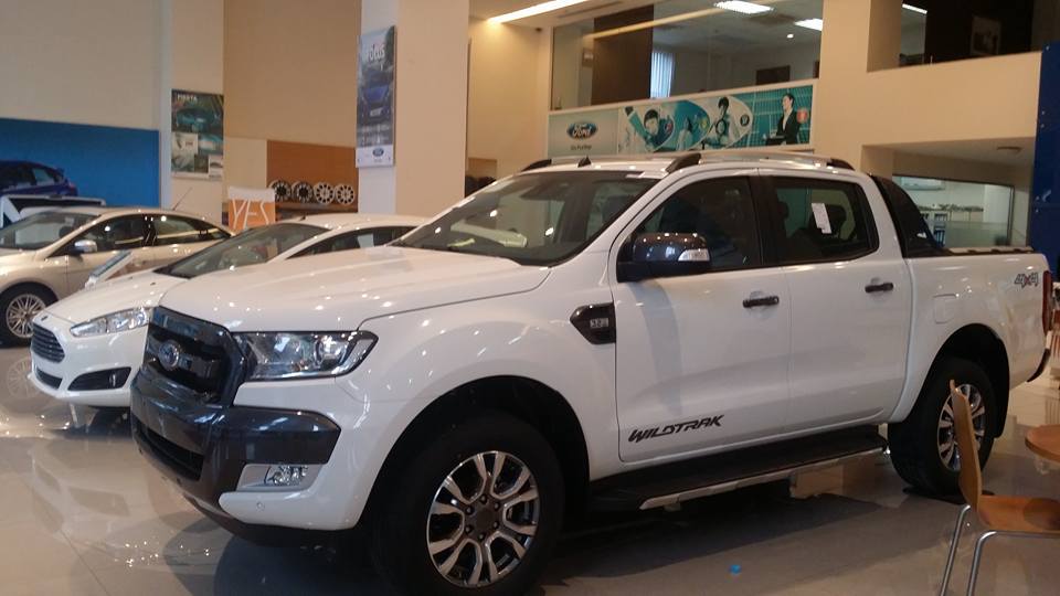 Ford Ranger Wildtrak 3.2 2018 - Ford Yên Bái bán xe Ford Ranger Wildtrak 3.2 màu trắng sx 2018. LH 094.697.4404