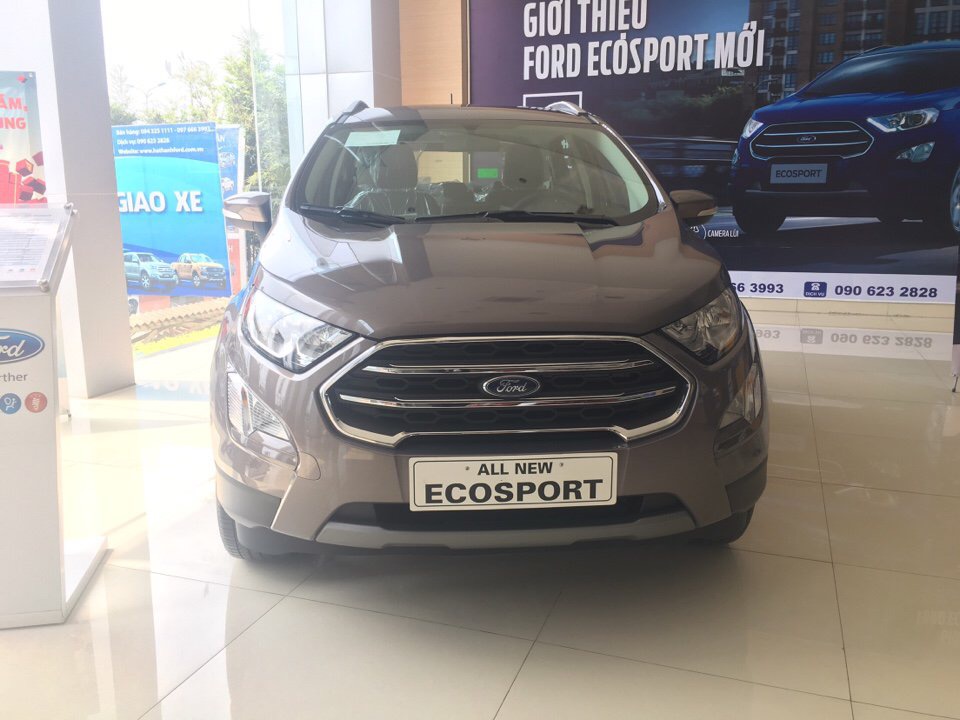 Ford EcoSport Titanium 1.5 2018 - Bán Ford Ecosport titanium 2018 màu xám bạc, giao xe tại Bắc Ninh, hỗ trợ trả góp lãi xuất thấp. LH: 0941921742