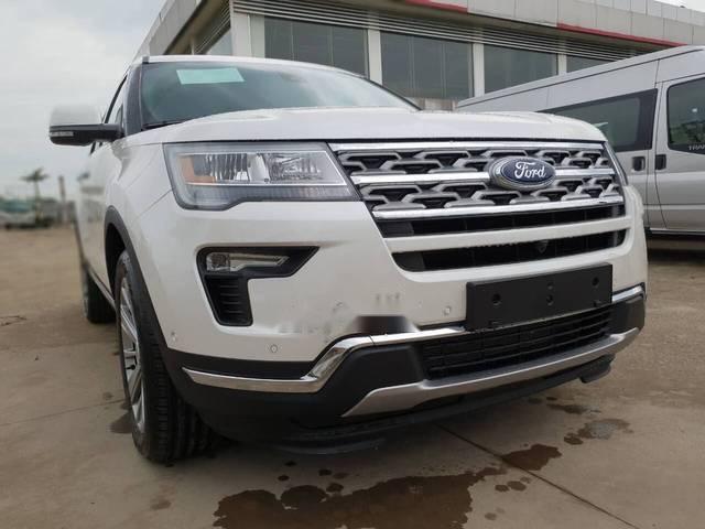 Ford Explorer    2018 - Bán xe Ford Explorer 2018, màu trắng, xe nhập, giá tốt