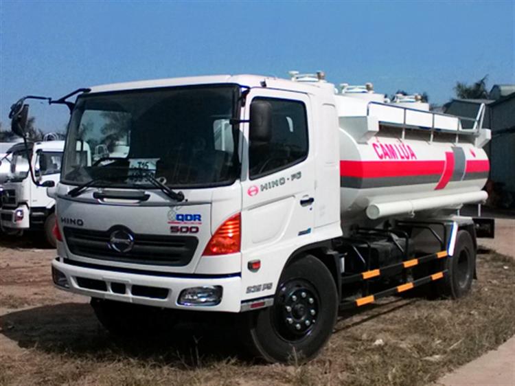 Hino FC 2016 - Bán xe chở xăng dầu Hino 12 khối, màu trắng