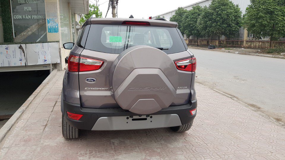 Ford EcoSport Titanium 1.5 2018 - Bán Ford Ecosport titanium 2018 màu xám bạc, giao xe tại Bắc Ninh, hỗ trợ trả góp lãi xuất thấp. LH: 0941921742