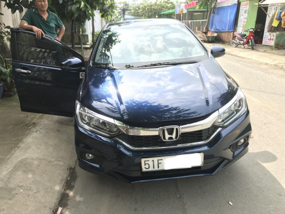 Honda City 1.5CVT 2017 - Bán Honda City 1.5CVT 2017, đúng chất, màu xanh lam, giá TL, hỗ trợ góp