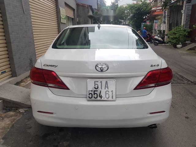 Toyota Camry  2.4G 2010 - Cần bán xe Toyota Camry 2.4G năm sản xuất 2010, màu trắng