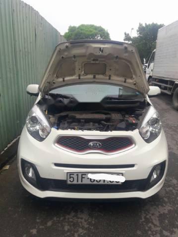 Kia Morning 1.25L 2014 - Bán xe Kia Morning 1.25L 2014, màu trắng, giá tốt