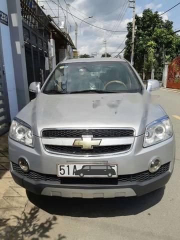 Chevrolet Captiva 2009 - Bán xe Chevrolet Captiva đời 2009, màu bạc số sàn