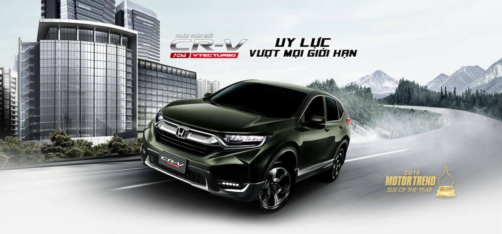 Honda CR V E 2018 - Bán xe Honda CR-V E 2018, màu xanh lục, giá cạnh tranh