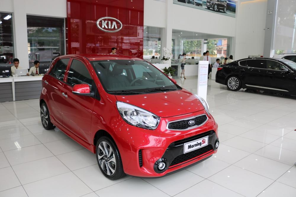 Kia Morning Si AT 2018 - Bán xe Kia Morning Si AT 2018, màu đỏ giá chỉ 379 triệu