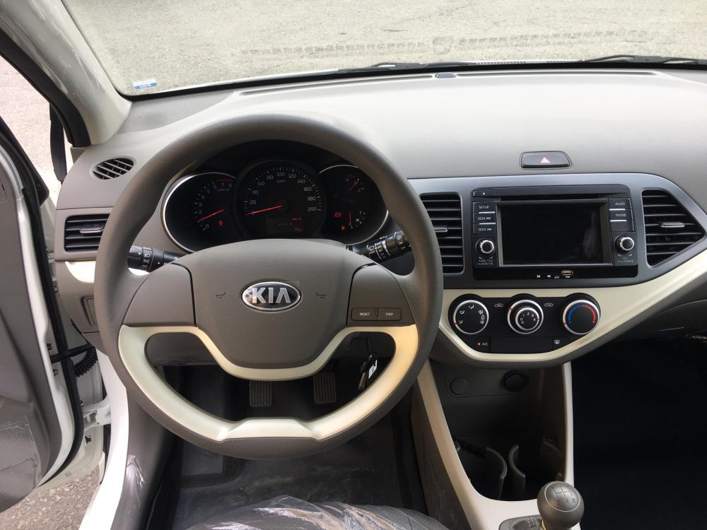 Kia Morning EX MT 2018 - Bán Kia Morning EX MT  2018, màu trắng_chỉ 299tr