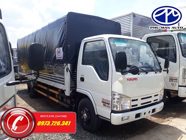 Isuzu 2018 - Bán xe tải ISUZU 1t9 thùng dài 6m2