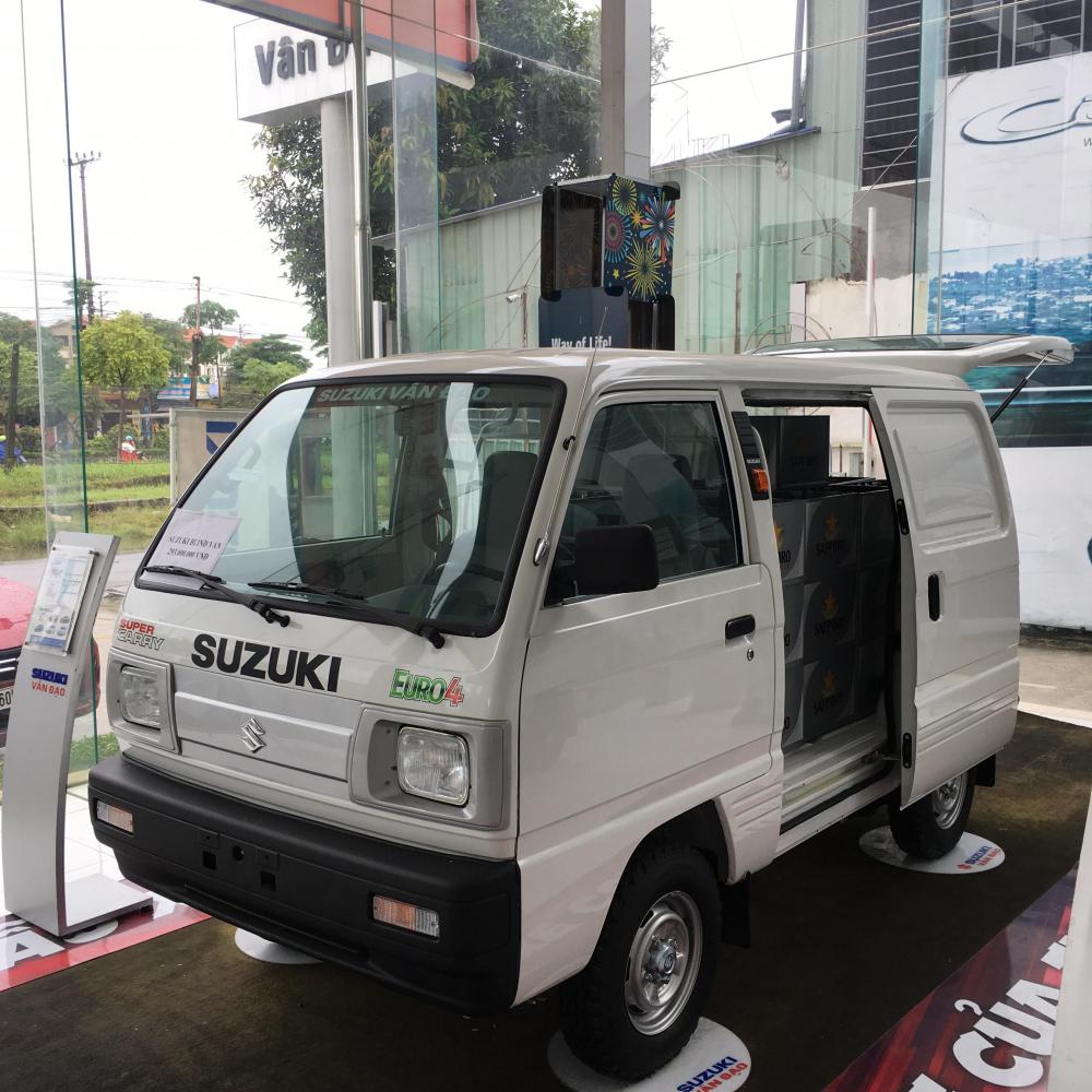 Suzuki Super Carry Van 2019 - Bán Suzuki tải Van, su cóc, giá kịch sàn, khuyến mại 100% thuế trước bạ + 3 tr tiền mặt, giao xe trong ngày