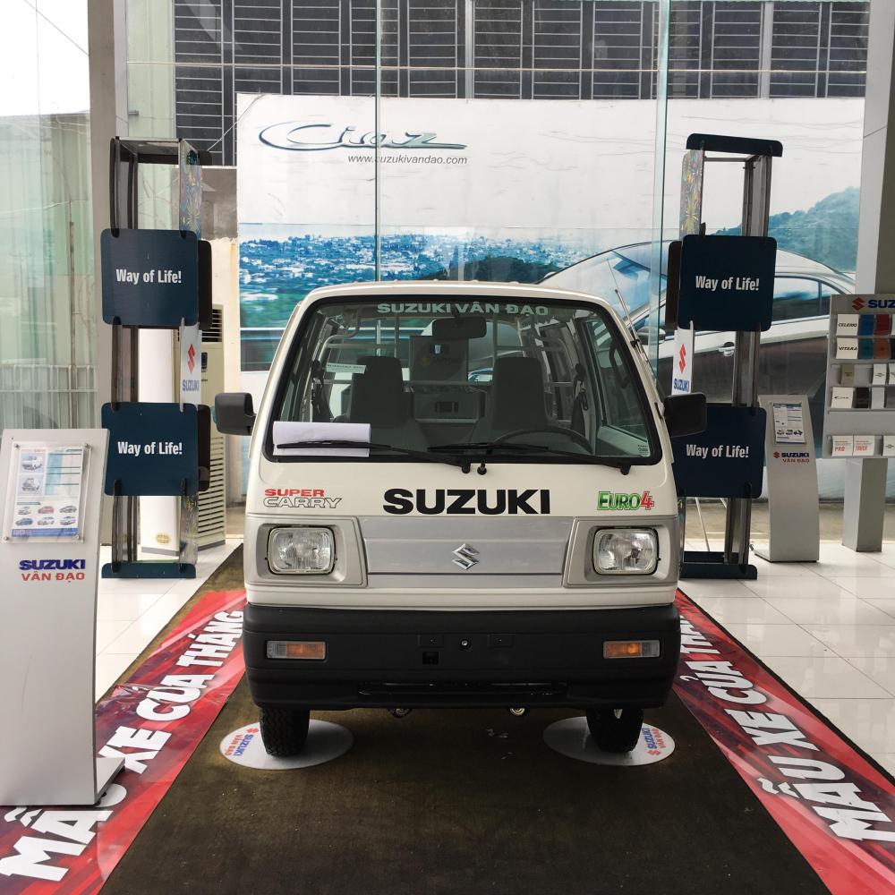 Suzuki Super Carry Van 2019 - Bán Suzuki tải Van, su cóc, giá kịch sàn, khuyến mại 100% thuế trước bạ + 3 tr tiền mặt, giao xe trong ngày