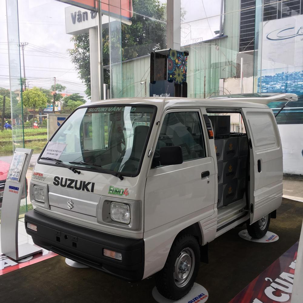 Suzuki Super Carry Van 2019 - Bán Suzuki tải Van, su cóc, giá kịch sàn, khuyến mại 100% thuế trước bạ + 3 tr tiền mặt, giao xe trong ngày