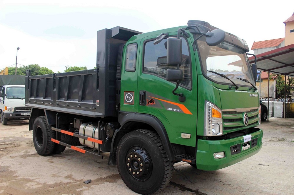 JRD 2018 - Đại lý bán xe ben Dongfeng 6.9 tấn – 6T9 – 7 tấn 1 cầu thùng ben 6 khối