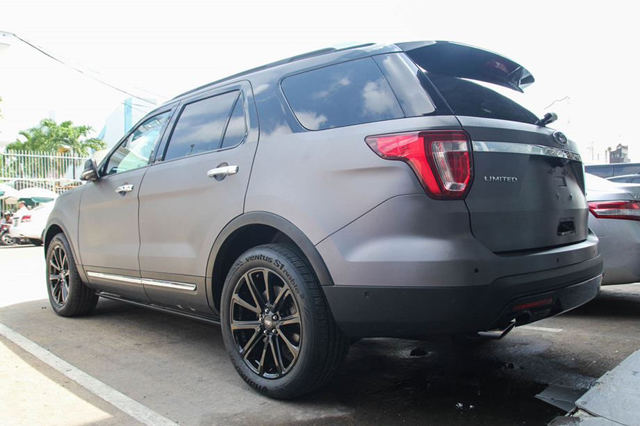 Ford Explorer 2.3 LIMITED 2018 - Bán Ford Explorer 2019 màu xám giao ngay 0965423558 hỗ trợ phí lăn bánh