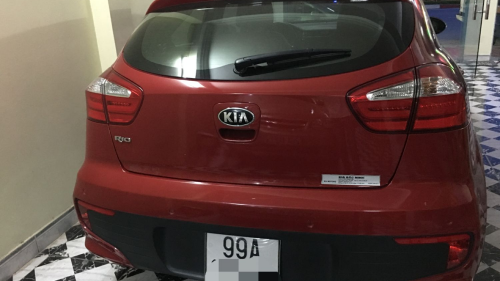 Kia Rio  AT  2015 - Bán xe Kia Rio AT năm 2015, màu đỏ, nhập khẩu nguyên chiếc 